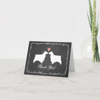 Cocker Spaniels Ingleses Agradecimento de Casament