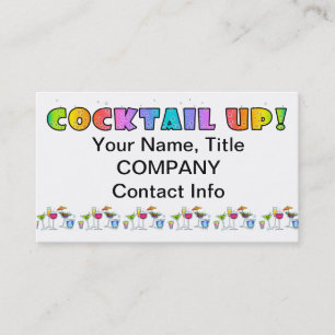COCKTAIL ACIMA! CARTÃO DE VISITA