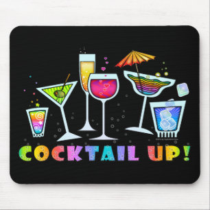 COCKTAIL ACIMA DOS VIDROS MOUSEPAD