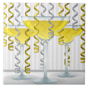 cocktail amarelo e fita