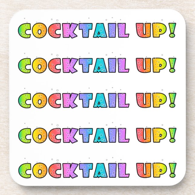 COCKTAIL! PORTA COPOS DE CORTIÇA (Frente)