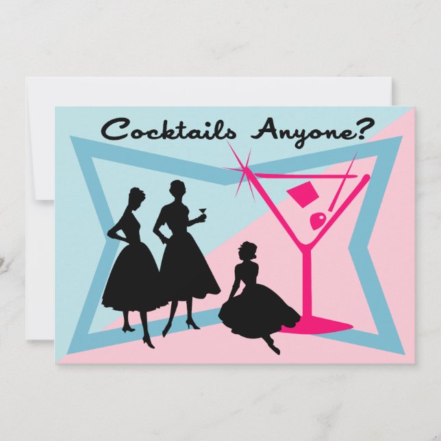 Cocktail qualquer um? Convite (Frente)