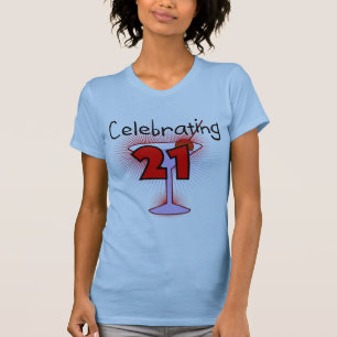 Cocktail que comemora 21 camisetas e presentes