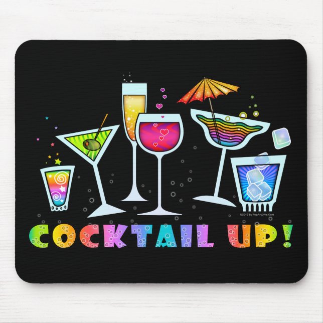COCKTAIL UP VIDRAÇAS MOUSEPAD (Frente)