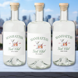 Cocktails clássicos Green & Red Girl's Club