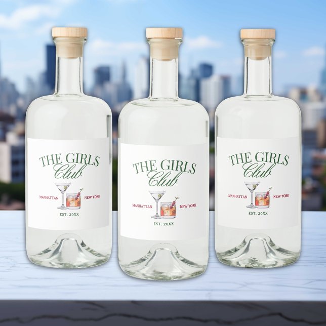 Cocktails clássicos Green & Red Girl's Club (Criador carregado)