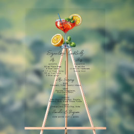 Cocktails de Assinatura de Casamento Italiano Tran