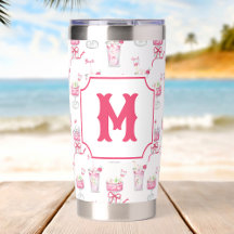 Cocktails de Mahjong Rosa Água-forte