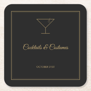 Cocktails & Fantasias: Porta-copos de Halloween