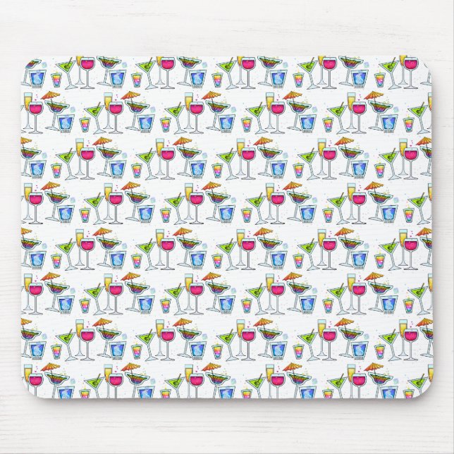 COCKTAILS PARA CIMA! MOUSEPAD (Frente)