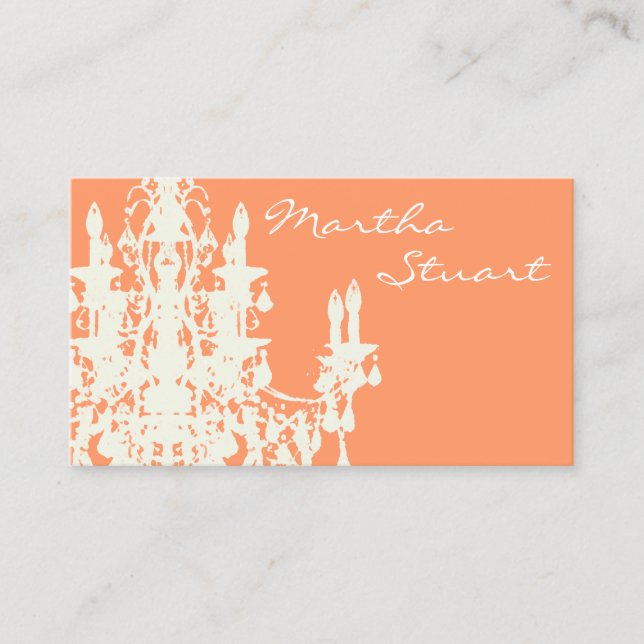 Coco Chandelier ~ Cartão de visita (Frente)