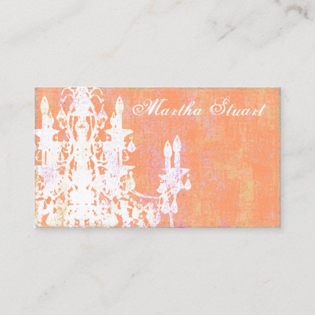 Coco Chandelier ~ Cartão de visita (Frente)