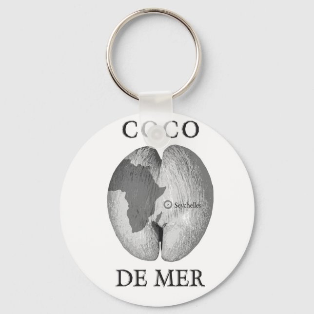 Coco De Mer Chaveiro (Frente)