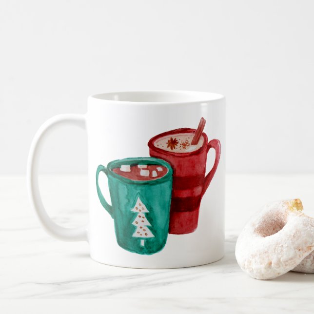 Coco para duas canecas de café (Com Donut)