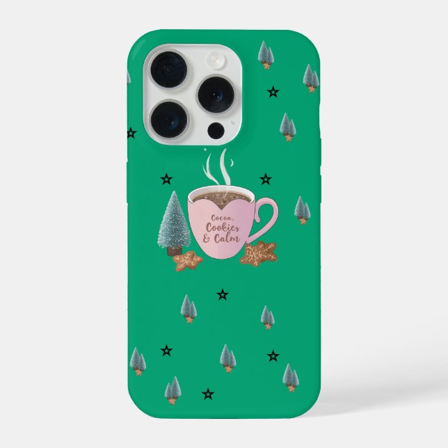 Cocoa, Cookies & Calm – Camisa de Natal Pastel (Verso)