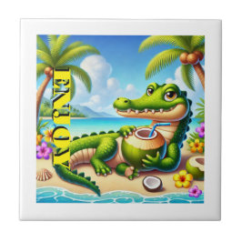 COCODRILLO COM ÁGUA COCO