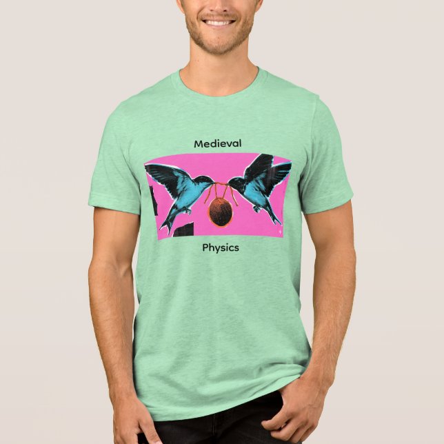 Coconuts Don't Migrate Medieval Physics Tee (Frente)