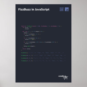 Code is Art - Código Poster de 20" x 28"