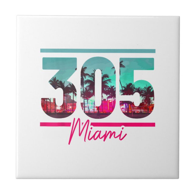 Código de Área de Miami 305 - Prítico de Palmeiras (Frente)