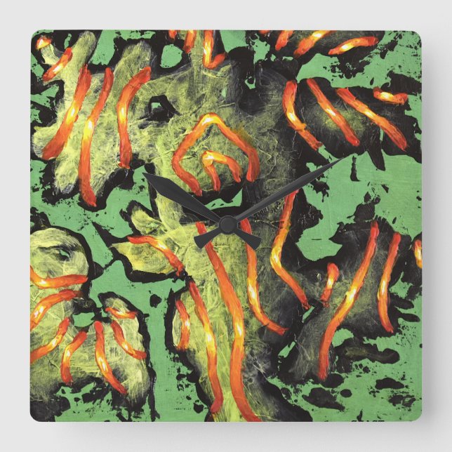 Código de energia 100 - relógio Monster Wall (Frente)