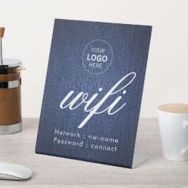 Código de senha WiFi Logotipo comercial