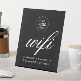 Código de senha WiFi Logotipo comercial