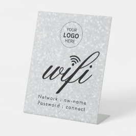 Código de senha WiFi Logotipo comercial