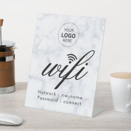 Código de senha WiFi Logotipo comercial