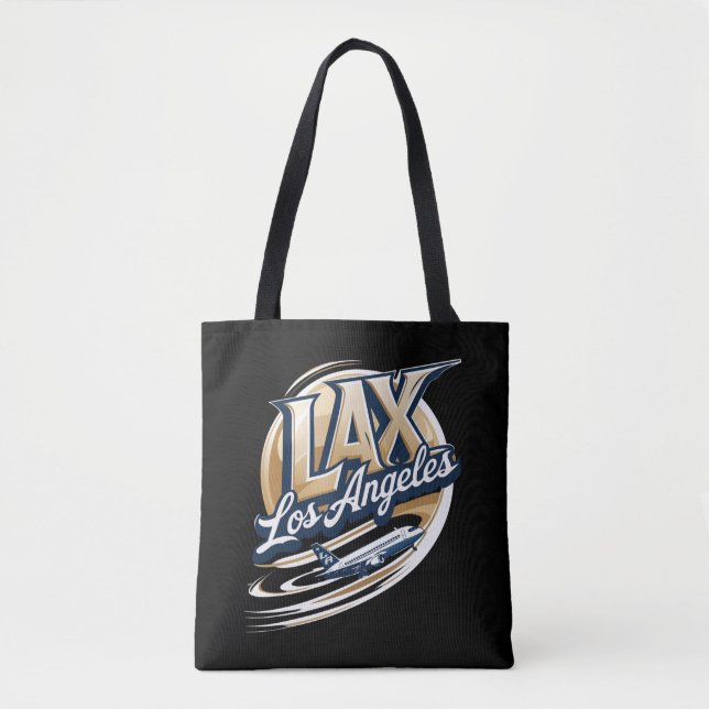 Código do Aeroporto de Los Angeles LAX Tote Bag (Frente)