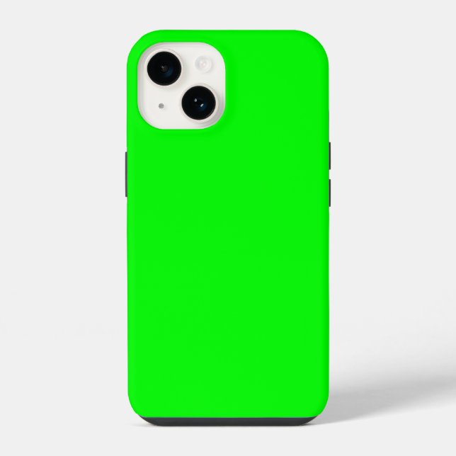 Código hexadecimal verde neon 00FF00 capa Samsung (Verso)