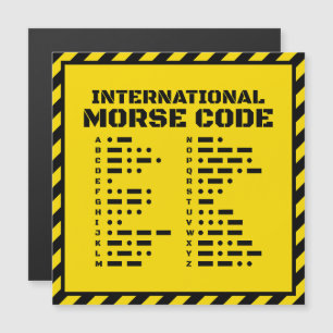 Código Morse Internacional – Industrial em Negrito