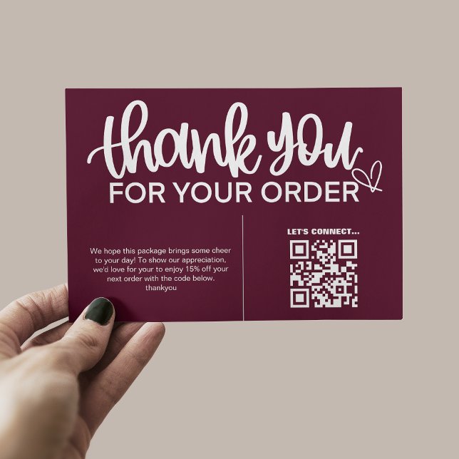 Código QR Agradecemos Sua Compra Inserção no Pacot (Criador carregado)