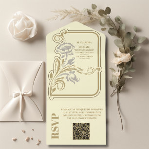 Código QR Arte Antica Nouveau Casamento
