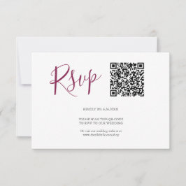 Código QR Cartões RSVP Borgonha