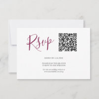 Código QR Cartões RSVP Borgonha