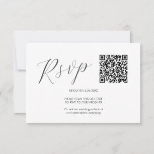 Código QR Cartões RSVP Casados Simples