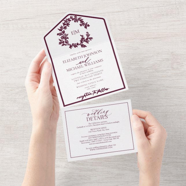 Código QR Casamento de Folheto da Borgonha de Cres (Tearaway)