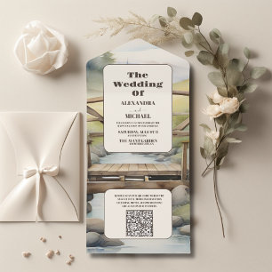 Código QR Casamento de Prados de Montanha em Aquar