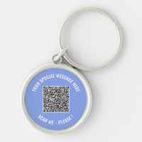 Código QR Chaveiro de Suas Mensagens Especiais