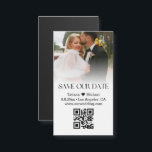 código qr clássico salvar o ímã de fotos desbotado<br><div class="desc">código qr clássico salve nosso íman de casamento de fotos</div>