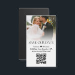 código qr clássico salvar o ímã de fotos desbotado<br><div class="desc">código qr clássico salve nosso íman de casamento de fotos</div>
