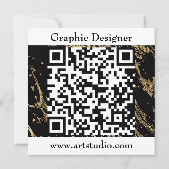 Código QR Convite para Evento Comercial (Frente)