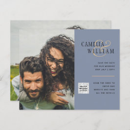 Código QR da Data de Salvamento do Convite de Foto