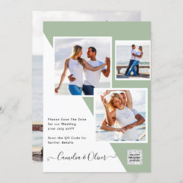 Código QR da Data de Salvamento do Convite de Foto