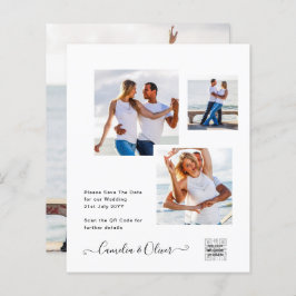 Código QR da Data de Salvamento do Convite de Foto