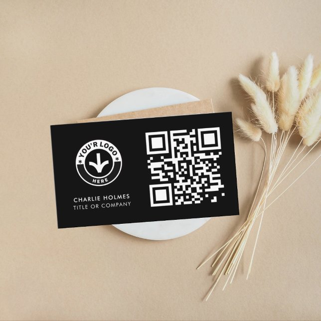 Código QR de Cartão de Visita | Design Moderno Pre (Criador carregado)