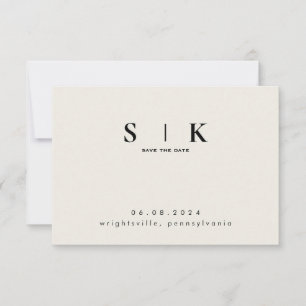 Código QR de Casamento de Creme de Monograma Sonor