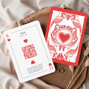 Código QR de casamento do Cartão Las Vegas