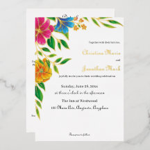 Código QR de casamento primavera verão Flor Brilha