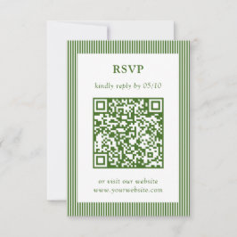 Código QR de Casamento RSVP de Casamento em Stripi